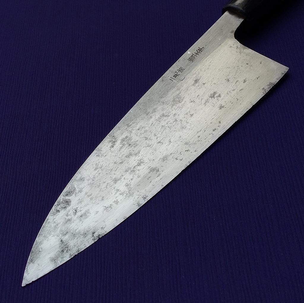 出刃包丁 二見ヶ浦 菊一文字則正 刃長約180㎜ 片刃 庖丁 《0124》