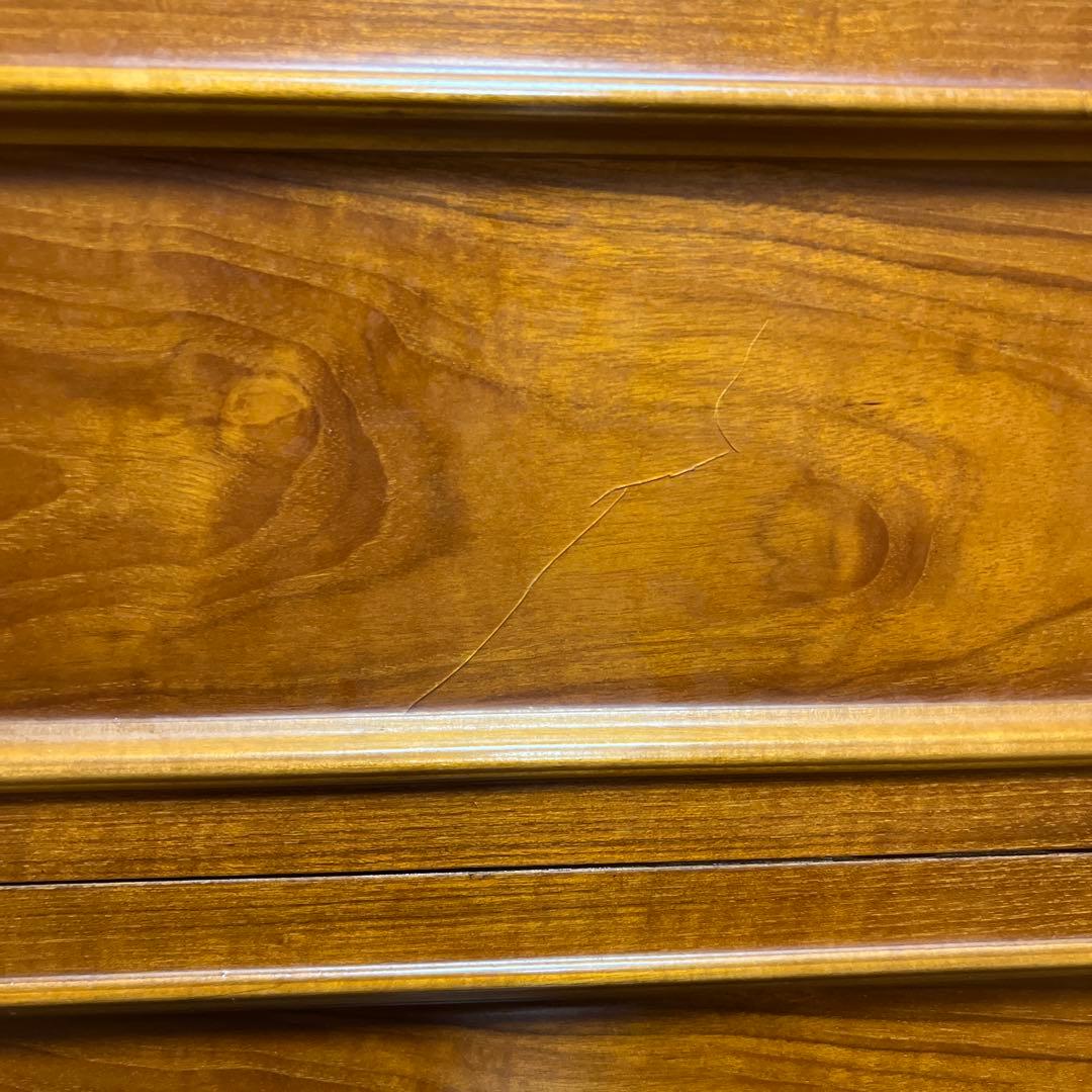 木製ブラウンハイチェスト