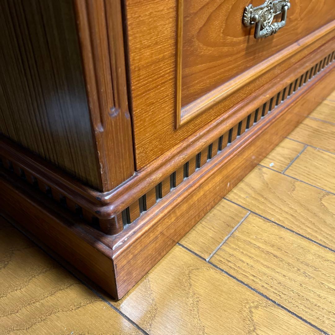 木製ブラウンハイチェスト