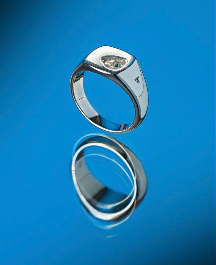 Mined Ring Large Blue Topaz 限定モデル　サイズ50