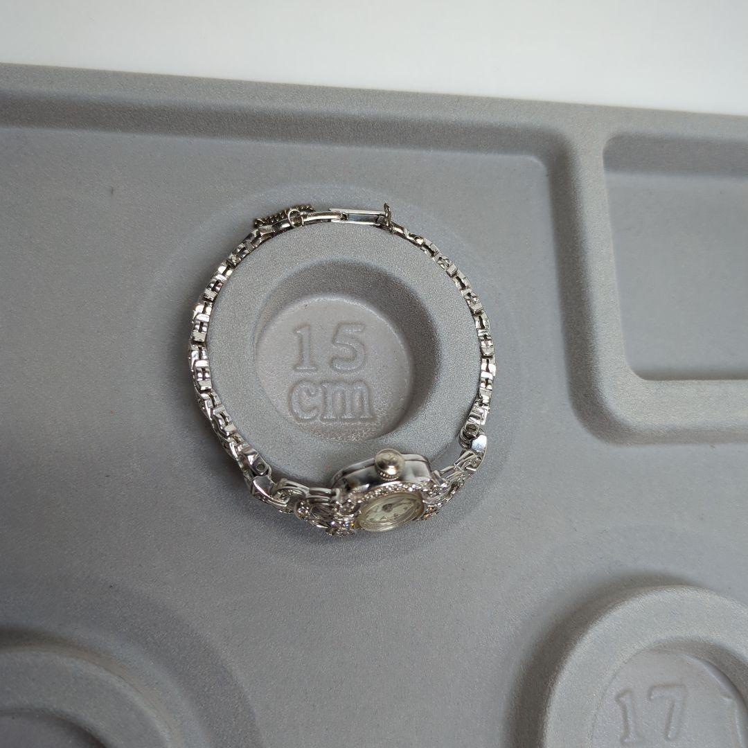 Hamilton　ダイヤモンドベゼル　14K　腕時計　非稼働　アンティーク