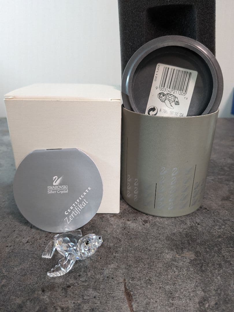 とても可愛い　3点セット　親ペンギン　アシカ　オマケ子ペンギン　スワロフスキー