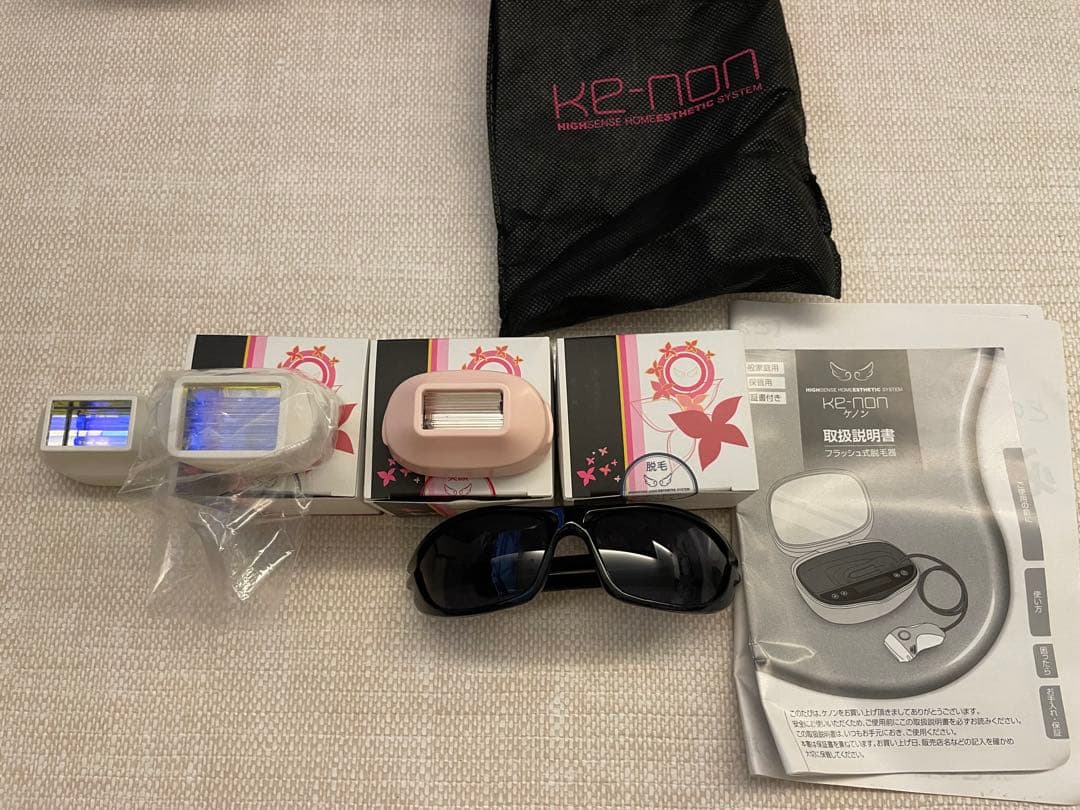 ケノン　KE-NON 脱毛器　ホワイト