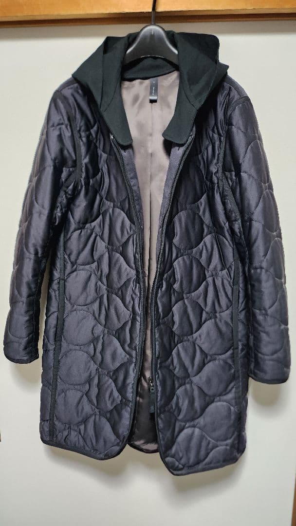 wjk hood quilt coat ナイロンキルトコート