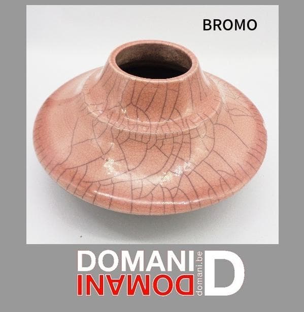 〖廃盤DOMANIドマーニ花器〗BROMOシリーズ円盤型フラワーベース未使用