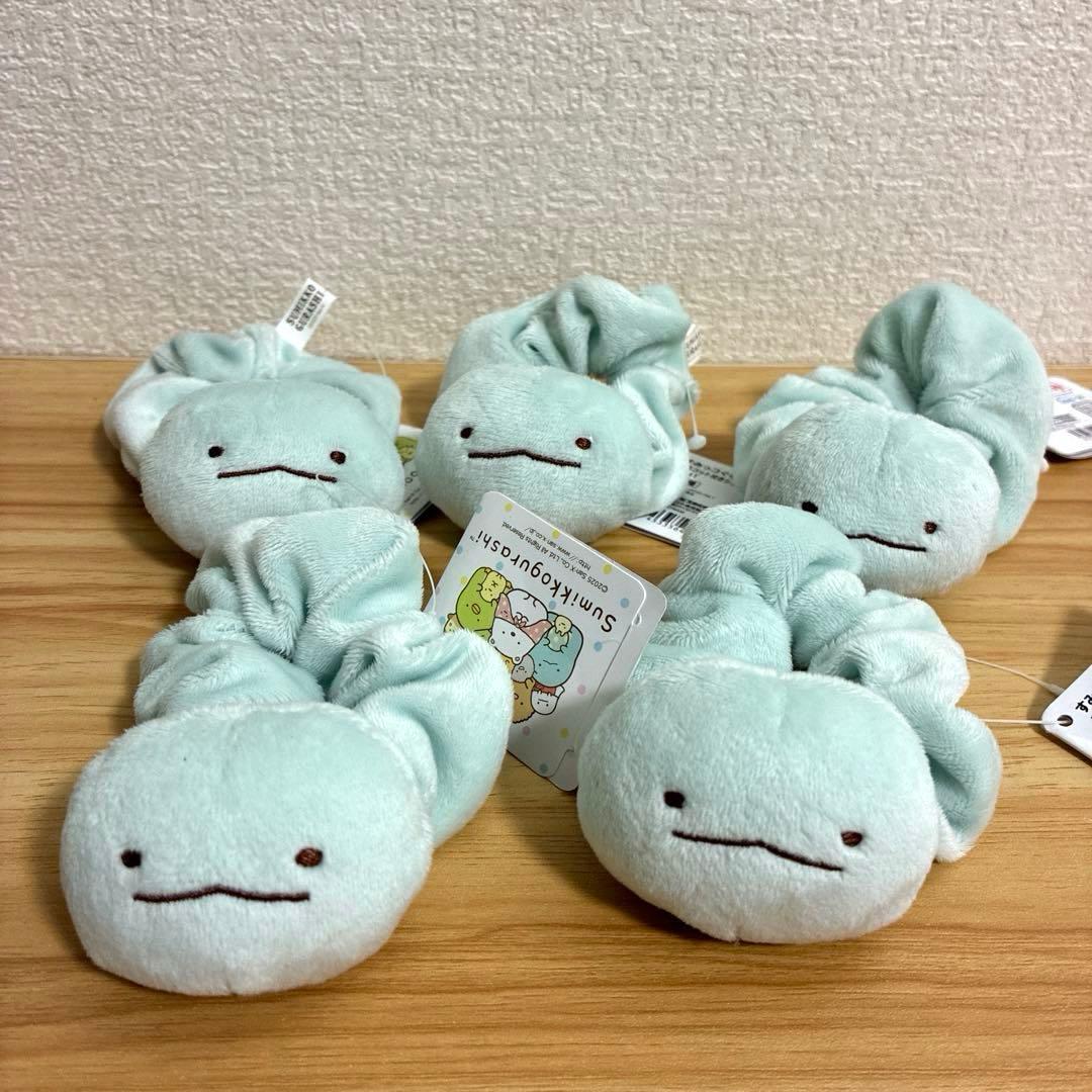 すみっコぐらし　マスコット付き　シュシュ　ヘアゴム　23個