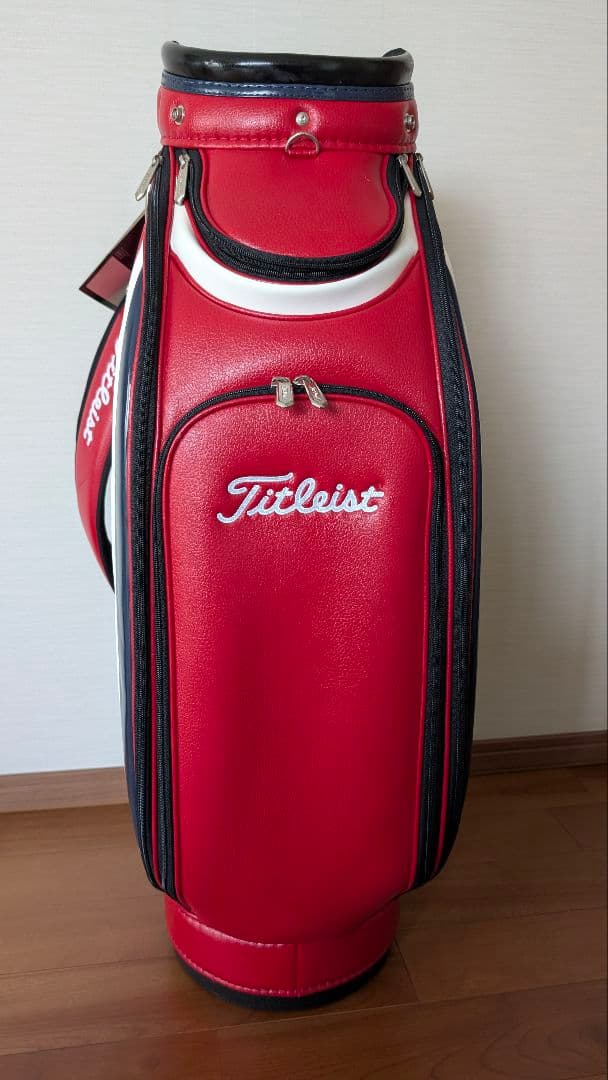 【新品未使用】Titleist キャディバッグ 赤 CB631-RD