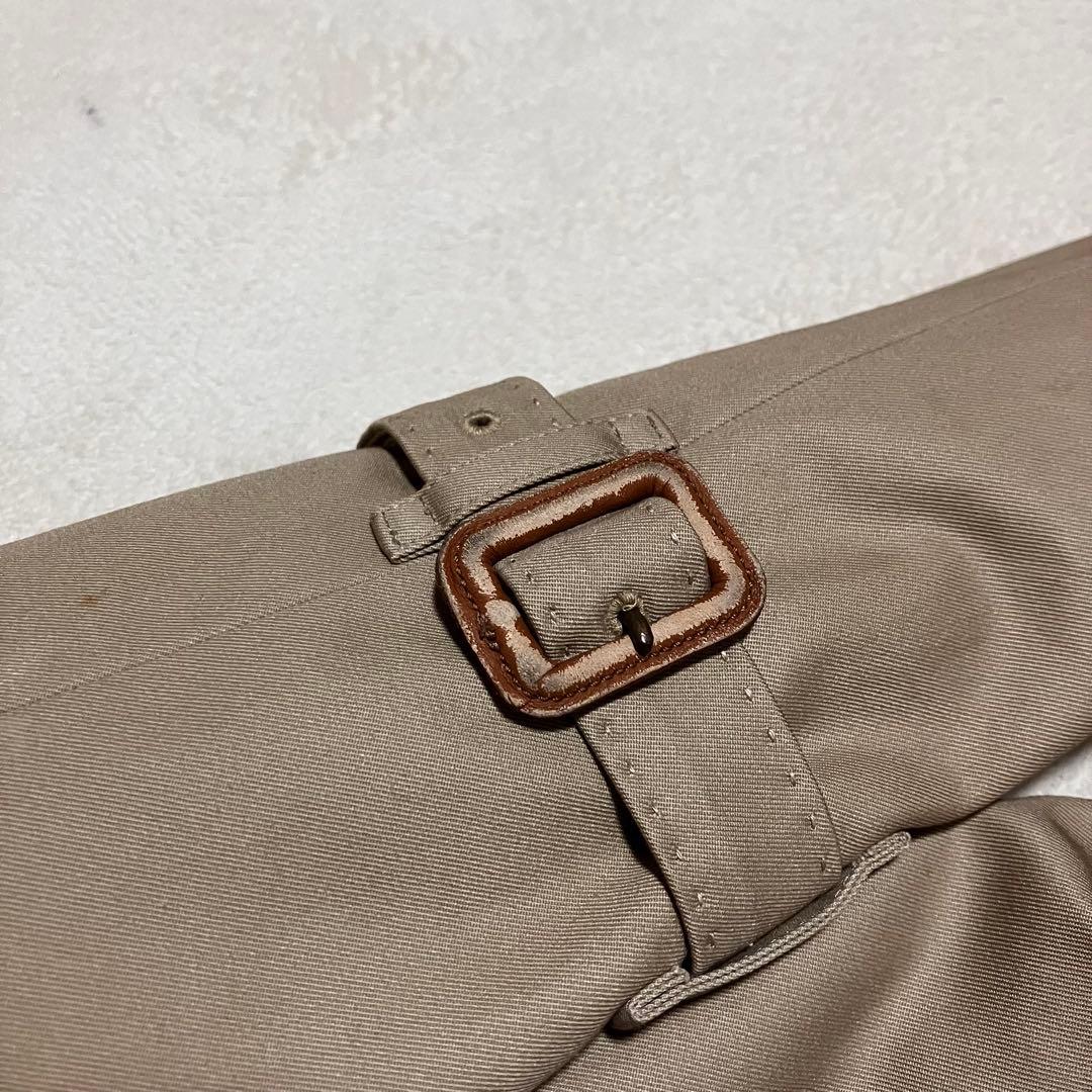 バーバリーロンドン ロングトレンチコート ノバチェック メガチェック ベージュ