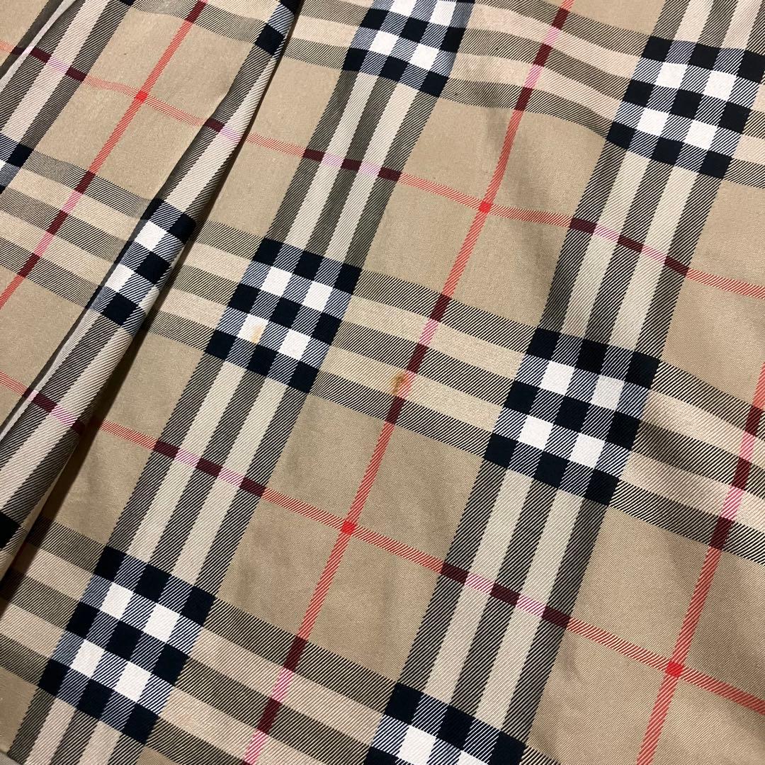 バーバリーロンドン ロングトレンチコート ノバチェック メガチェック ベージュ