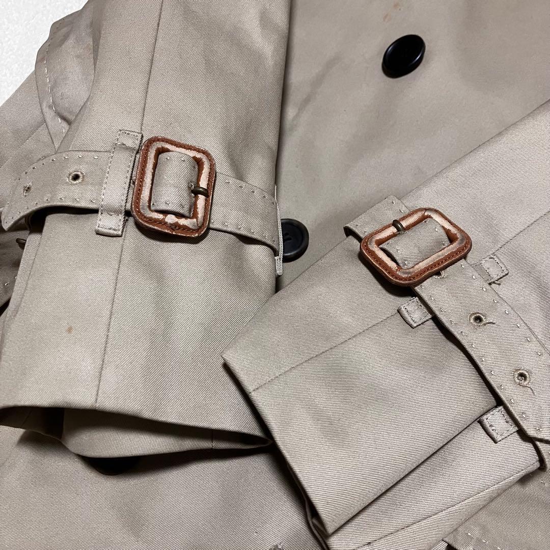 バーバリーロンドン ロングトレンチコート ノバチェック メガチェック ベージュ