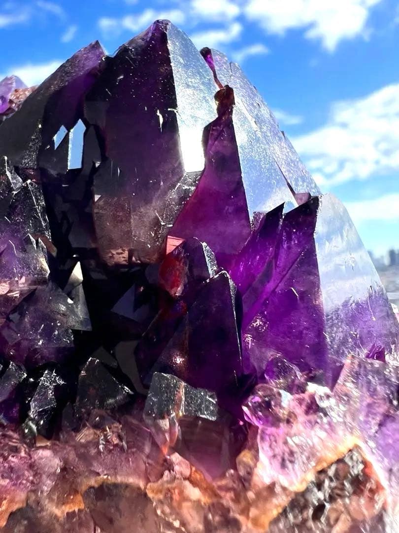 週末限定価格✨美✨希少石✨宝石質 オーラライト23 美しい神殿型原石✨導きの石