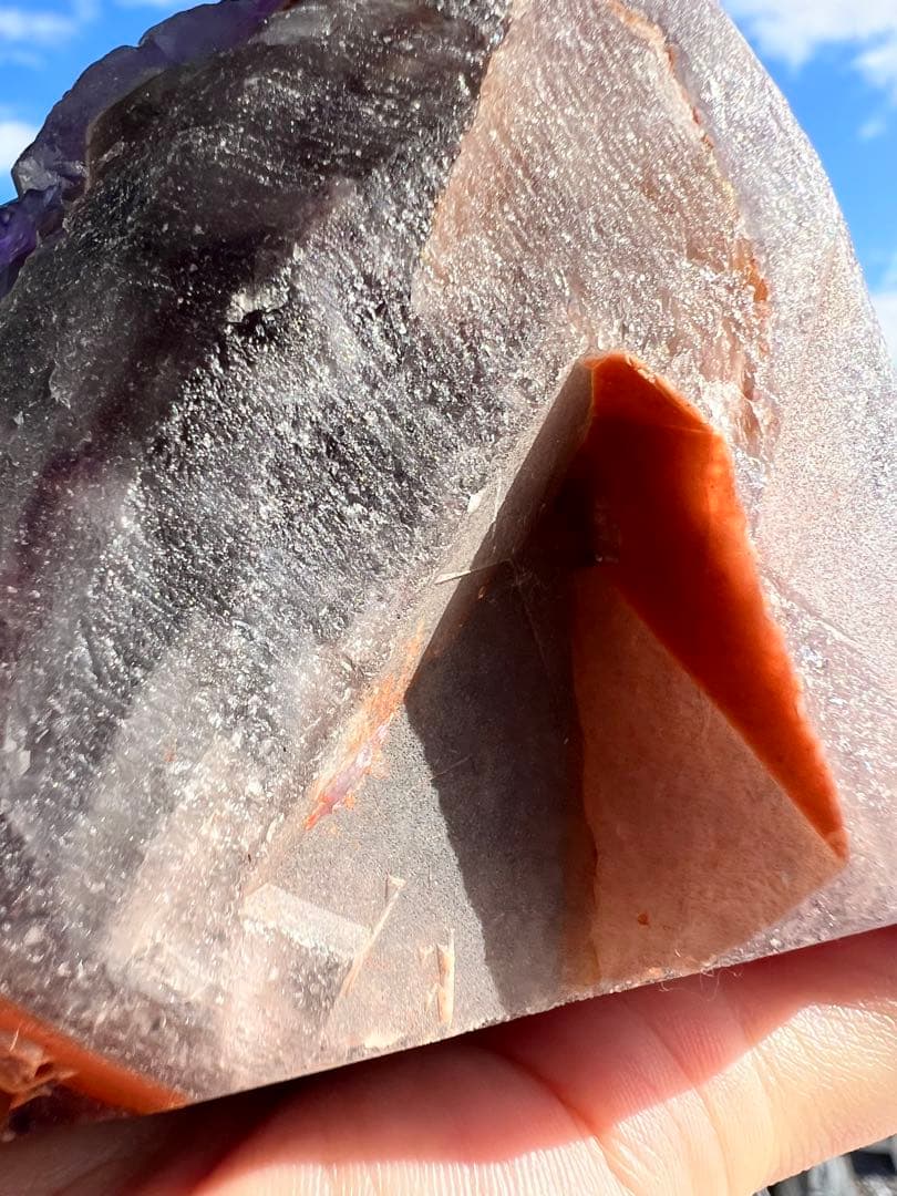 週末限定価格✨美✨希少石✨宝石質 オーラライト23 美しい神殿型原石✨導きの石