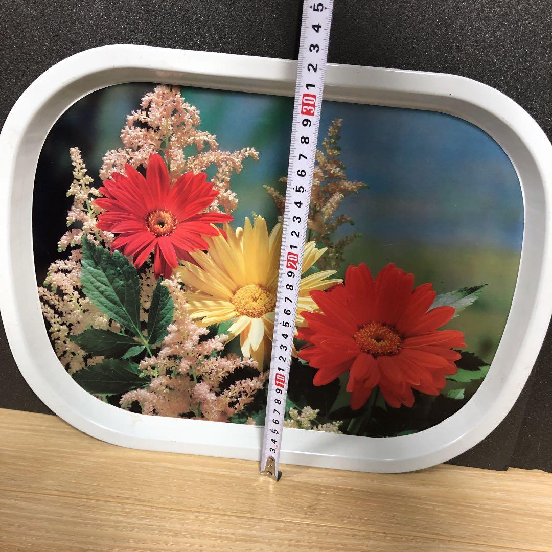 F☆ 昭和レトロ　プレート　お盆　B