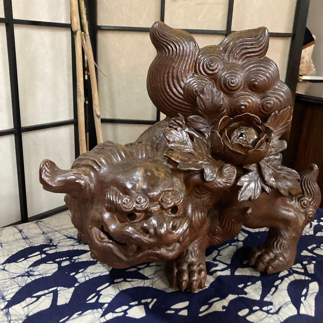 古備前骨董美術品珍品です❣️初売りです❣️希少ボタン獅子銘有り❣️