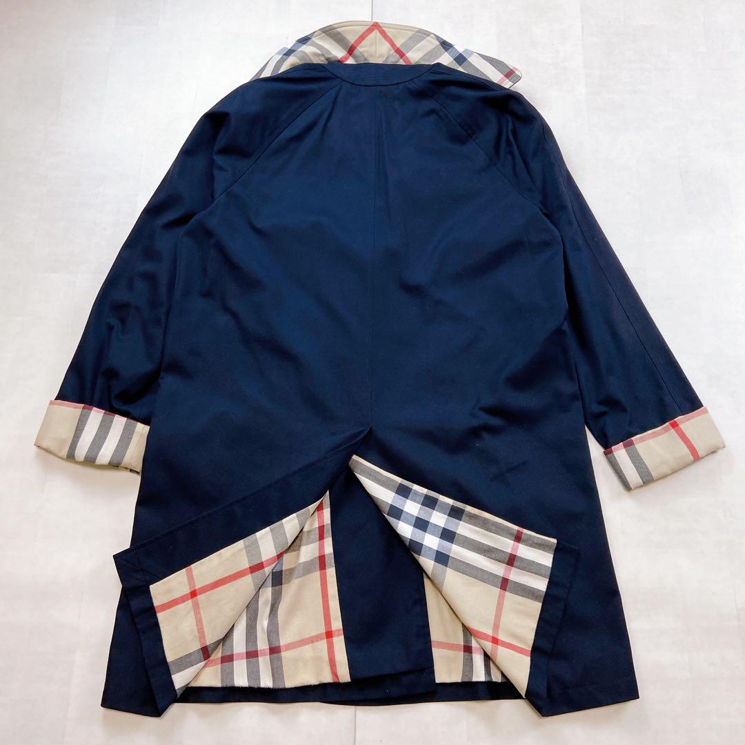 極美品 希少デザイン 英国製 近年タグ バーバリー ノバチェック