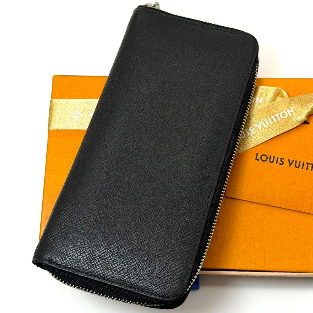 美品 ルイヴィトン タイガ ジッピーウォレット ヴェルティカル ラウンドジップ