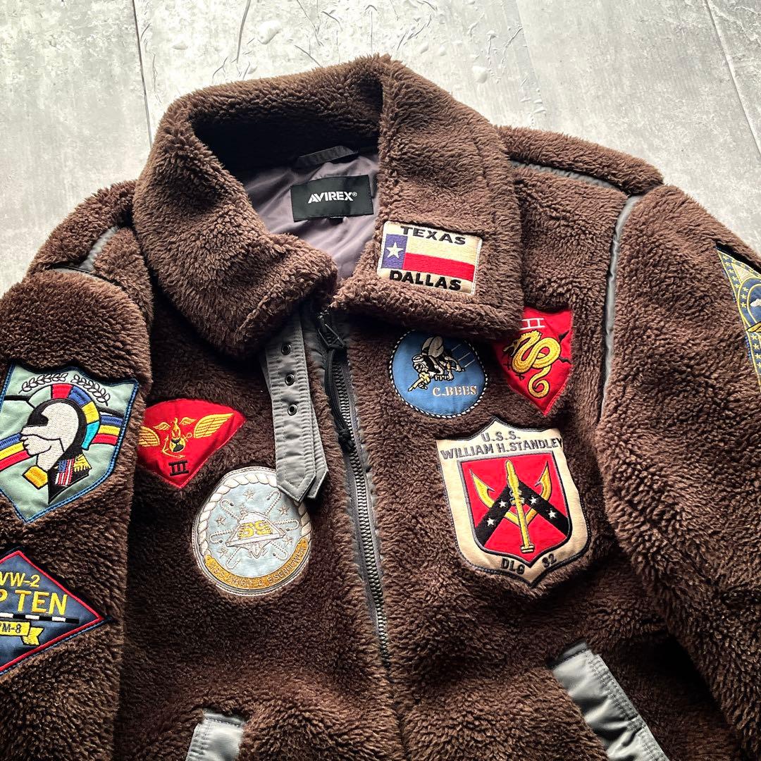 希少XXL AVIREX RETRO BOA B-3 TOPGUN ミリタリー