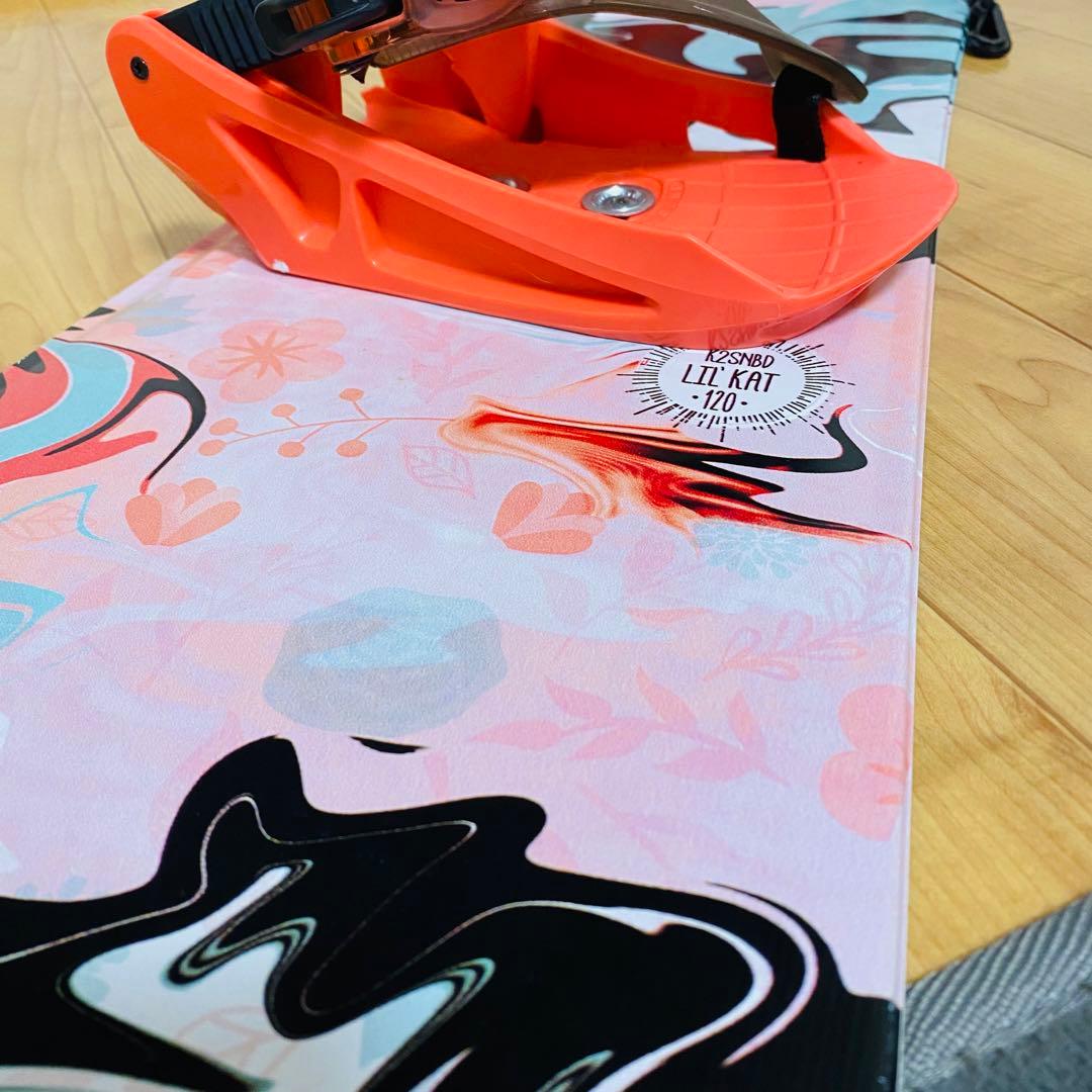 極美品✨K2 lil kat キッズ　スノーボード　120cm