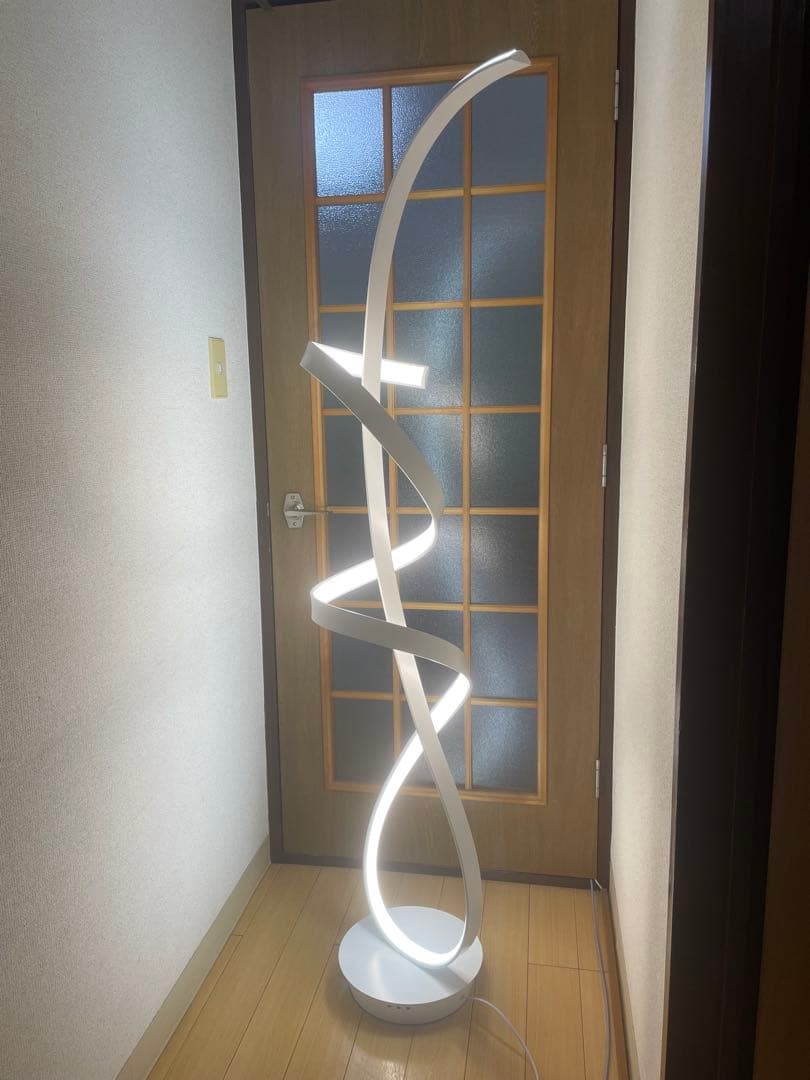 ２点セット　LED デザイン照明 スパイラルライト 間接照明 モダン インテリア