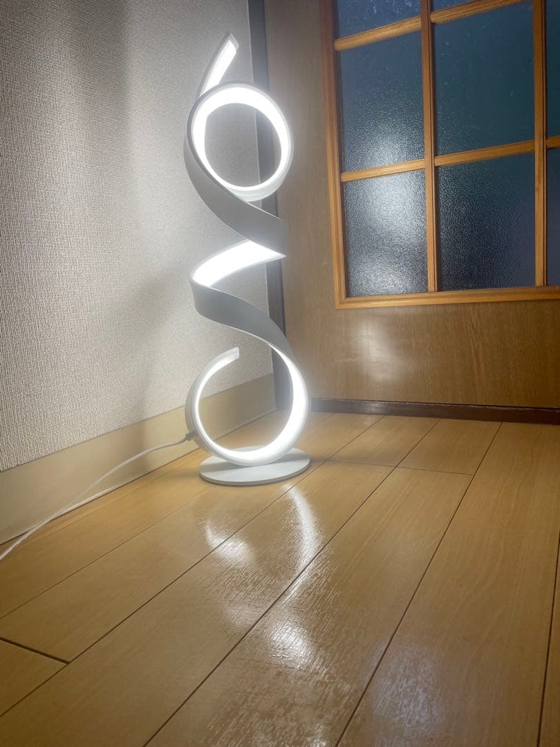 ２点セット　LED デザイン照明 スパイラルライト 間接照明 モダン インテリア