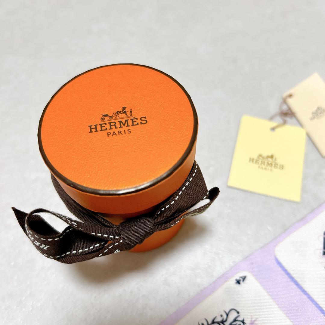 【美品】HERMES エルメス ジュドーカルト トランプ柄 ツイリー 箱付き