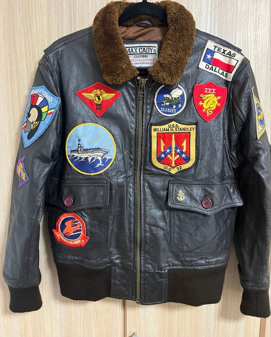 t*m様 MAX CADY's G-1トップガン レザー フライトジャケット S
