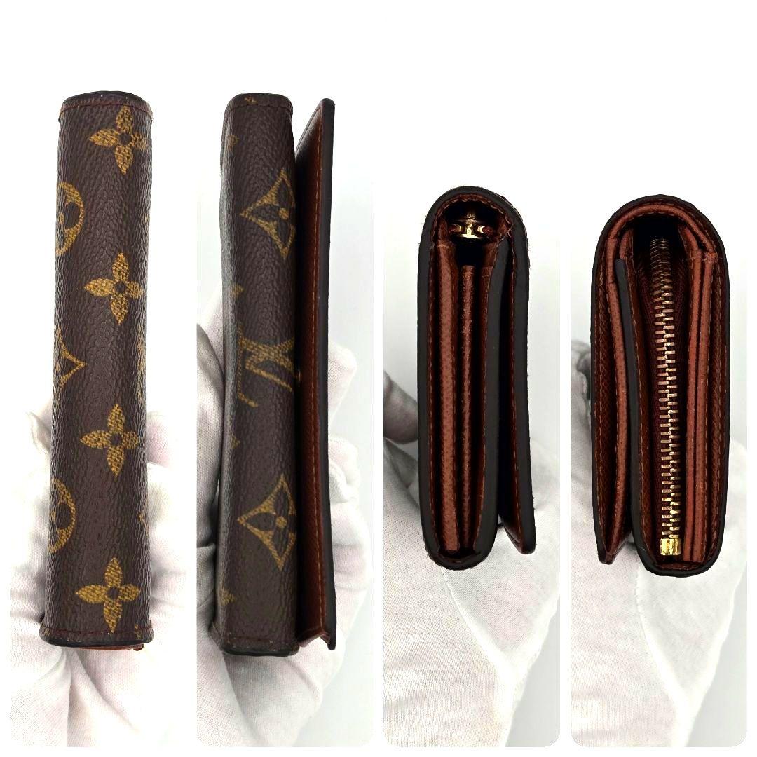 ルイヴィトン ポルトモネビエ トレゾール 二つ折り財布 モノグラム M61730