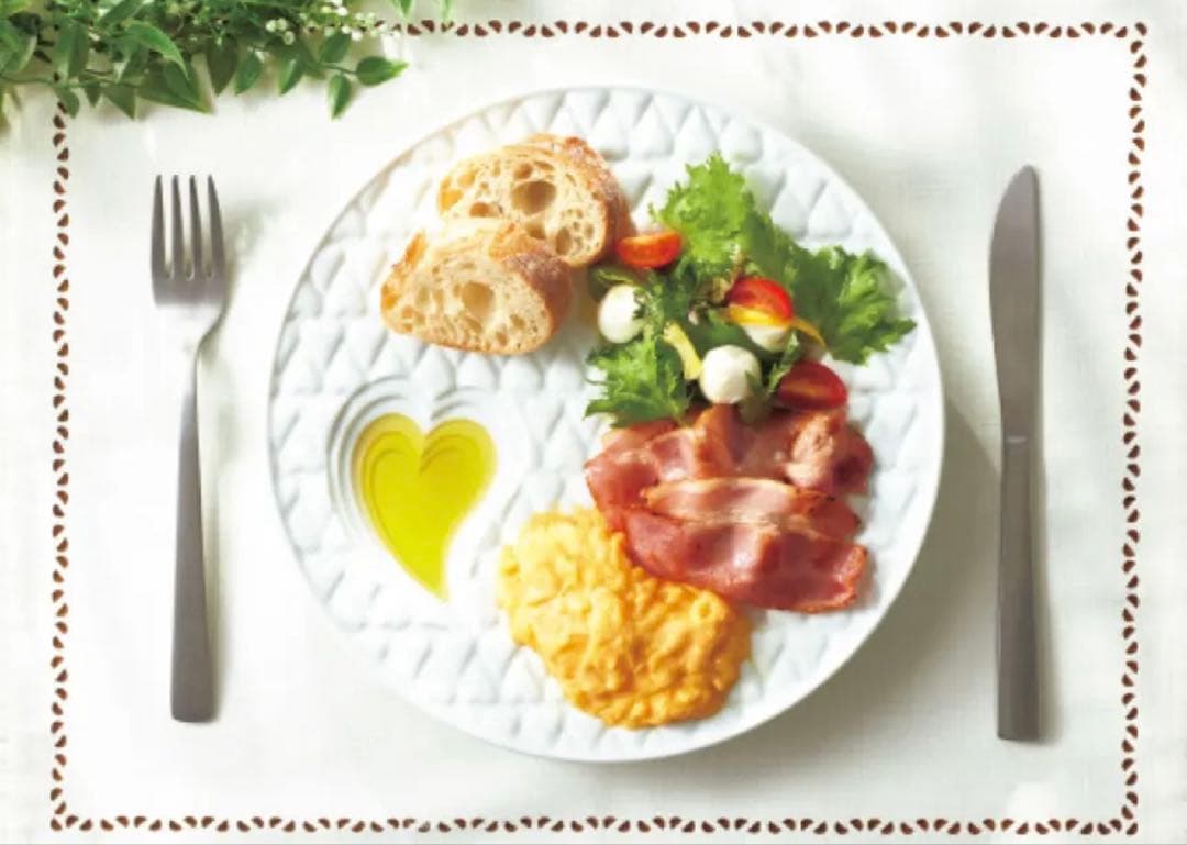 【波佐見焼 丹心窯 ハートフルキルティングプレート&ハートボウル】2セット