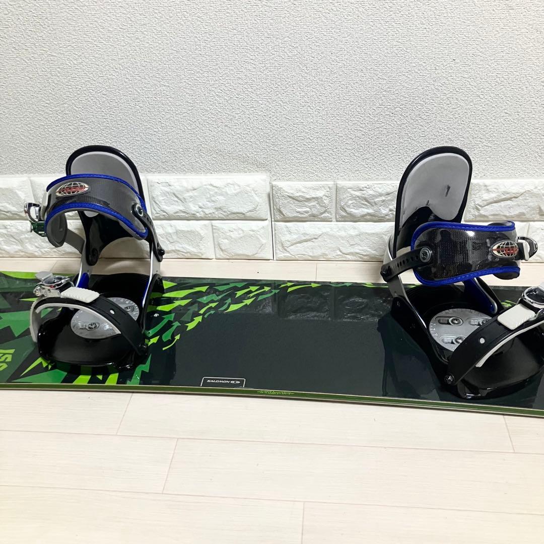バック付/SALOMON SEQUENCEサロモンスノーボード152/バイン約M