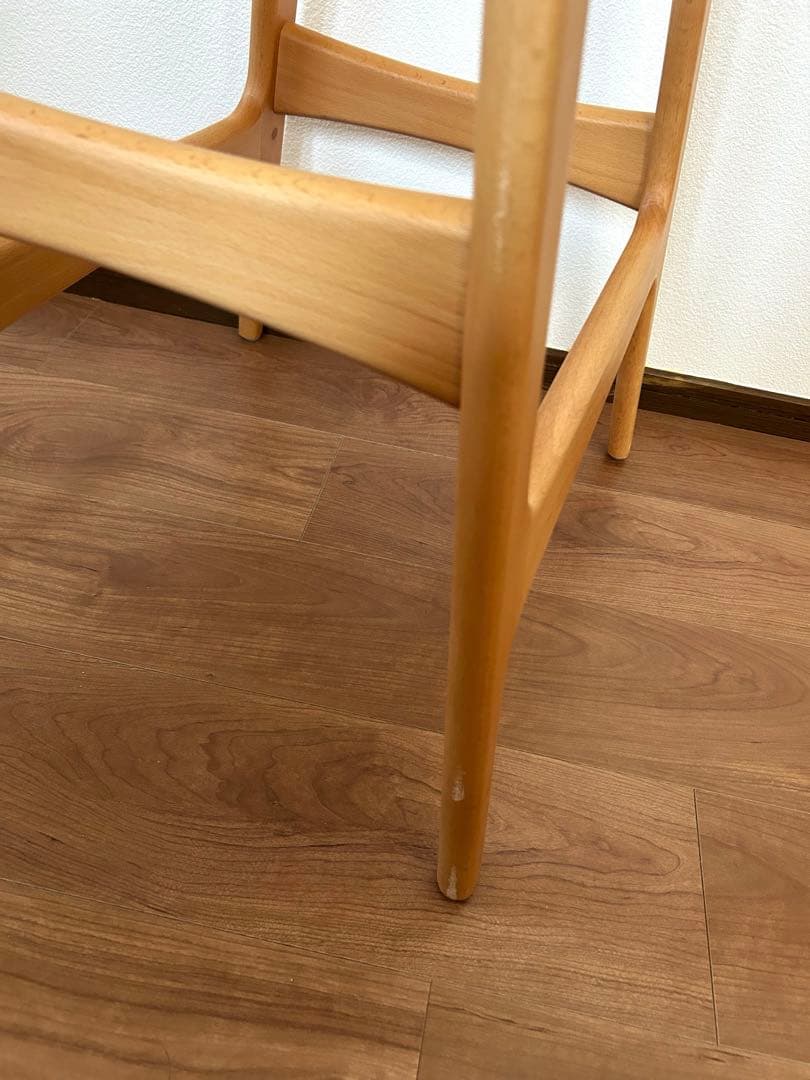 クオン　QUON プラムスタンド カウンターチェア　木製椅子　お洒落　美品　C