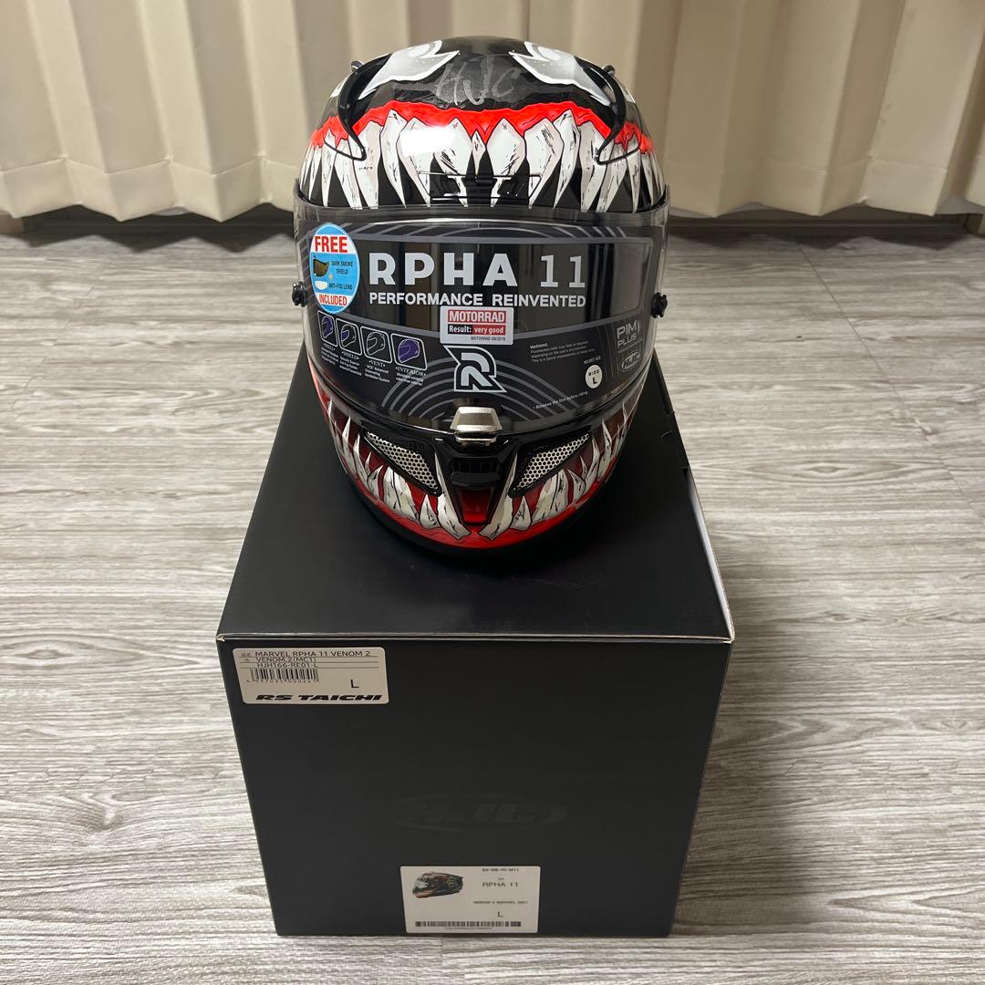 HJC RPHA 11 【MARVEL ヴェノム】 Lサイズ