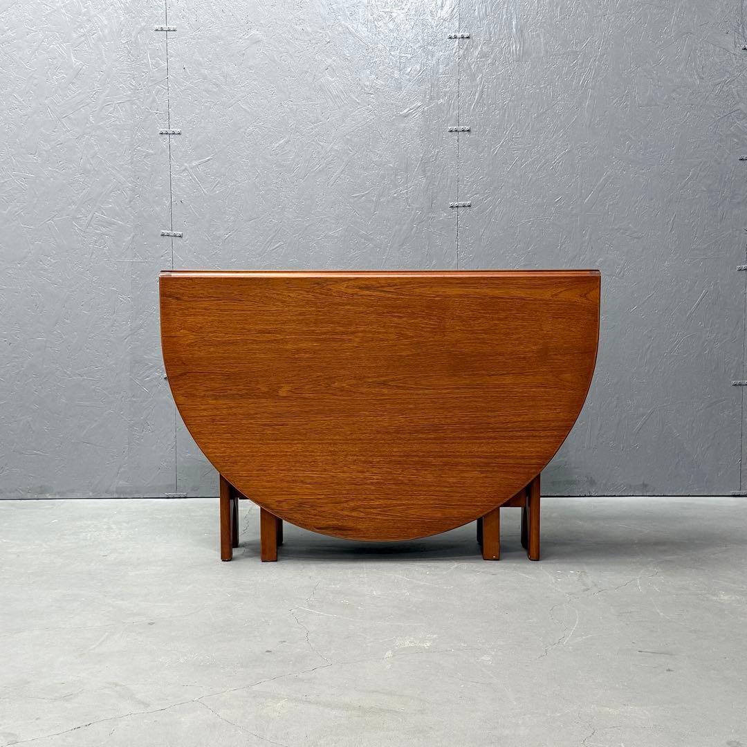 Jentique(ジェンティーク) ドロップリーフ オーバルテーブル (501)