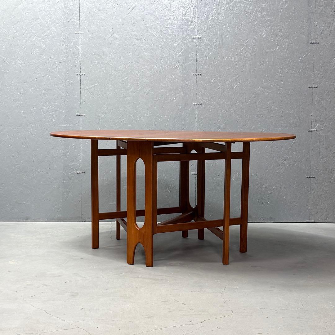 Jentique(ジェンティーク) ドロップリーフ オーバルテーブル (501)