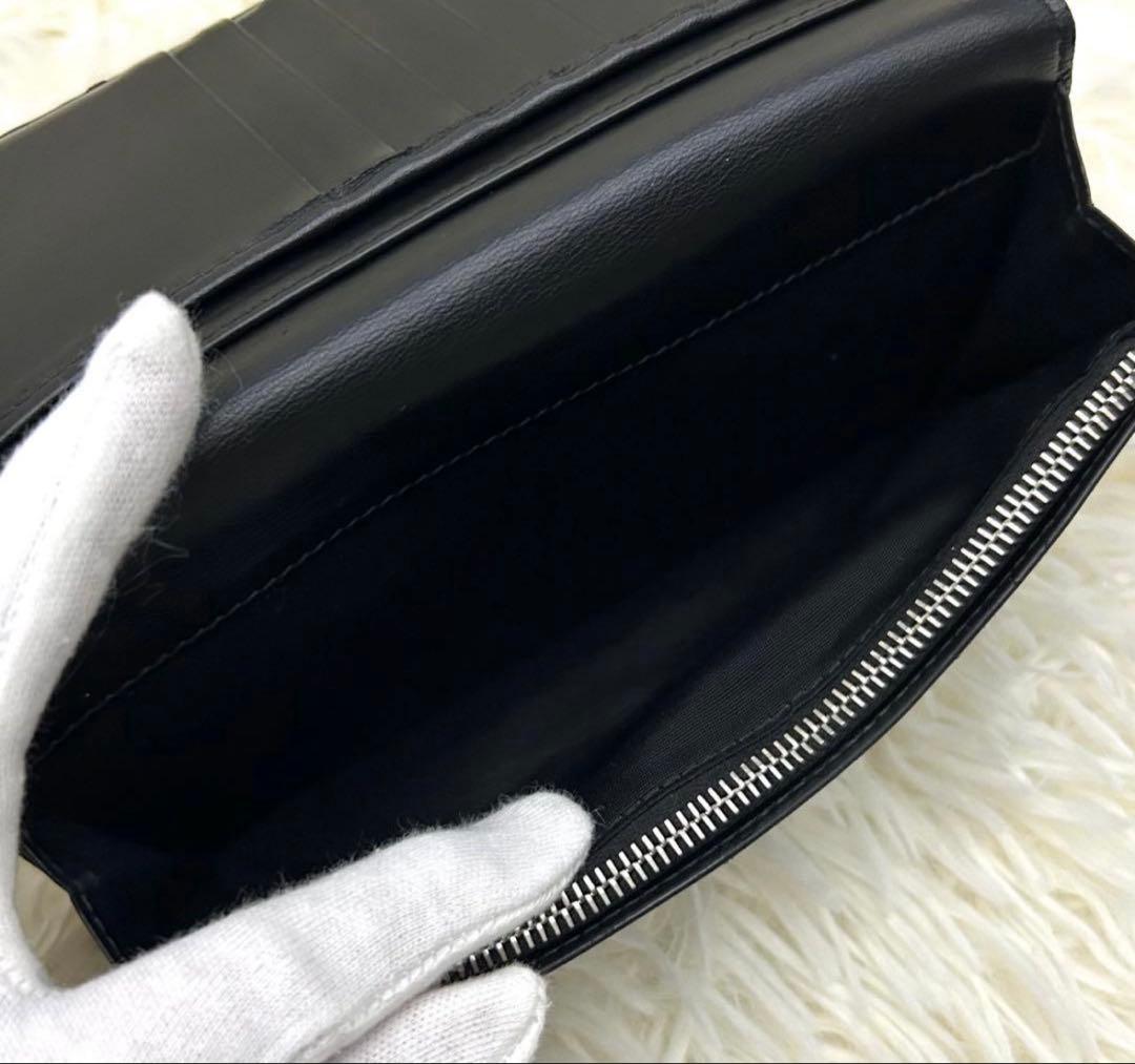 ChristianDior クリスチャンディオール レザー 長財布 ブラック