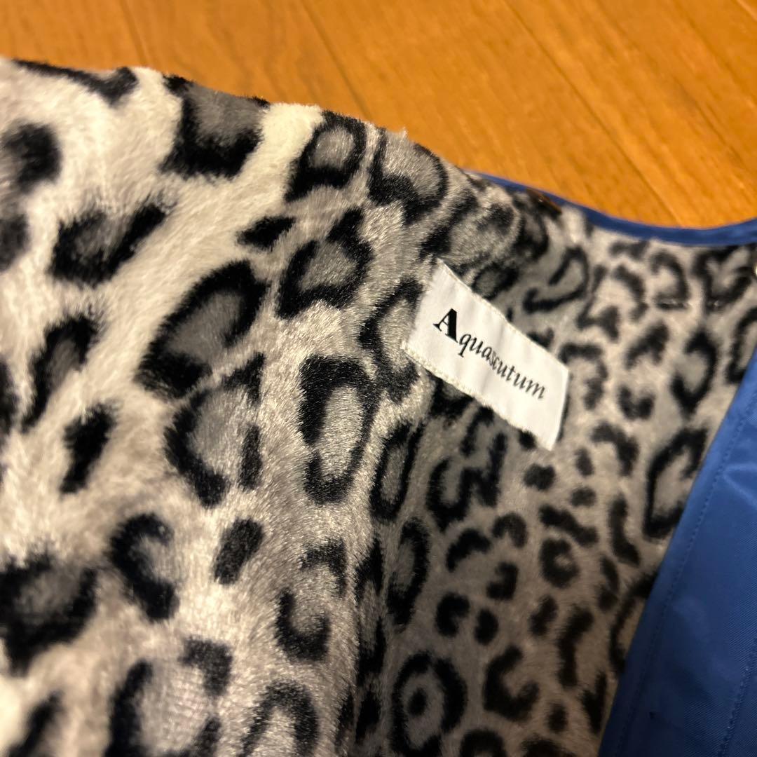 アクアスキュータム トレンチコート M6 ライナー2枚付 美品伊勢丹購入ネイビー