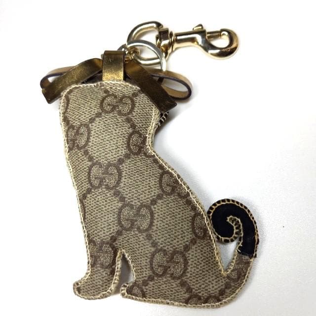良品 グッチ グッチョリ 犬 パグ オリバー キーリング キーホルダー チャーム