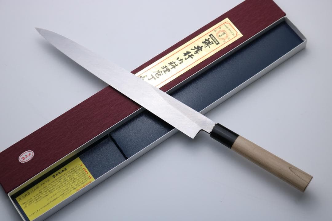 堺孝行 柳刃 包丁 正夫 霞研水牛柄 尺