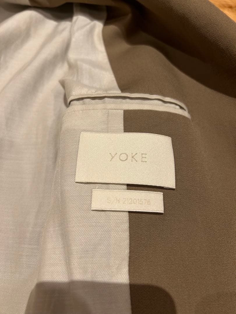 ジャケット・アウター YOKE OVERSIZED DOUBLE BREASTED COAT