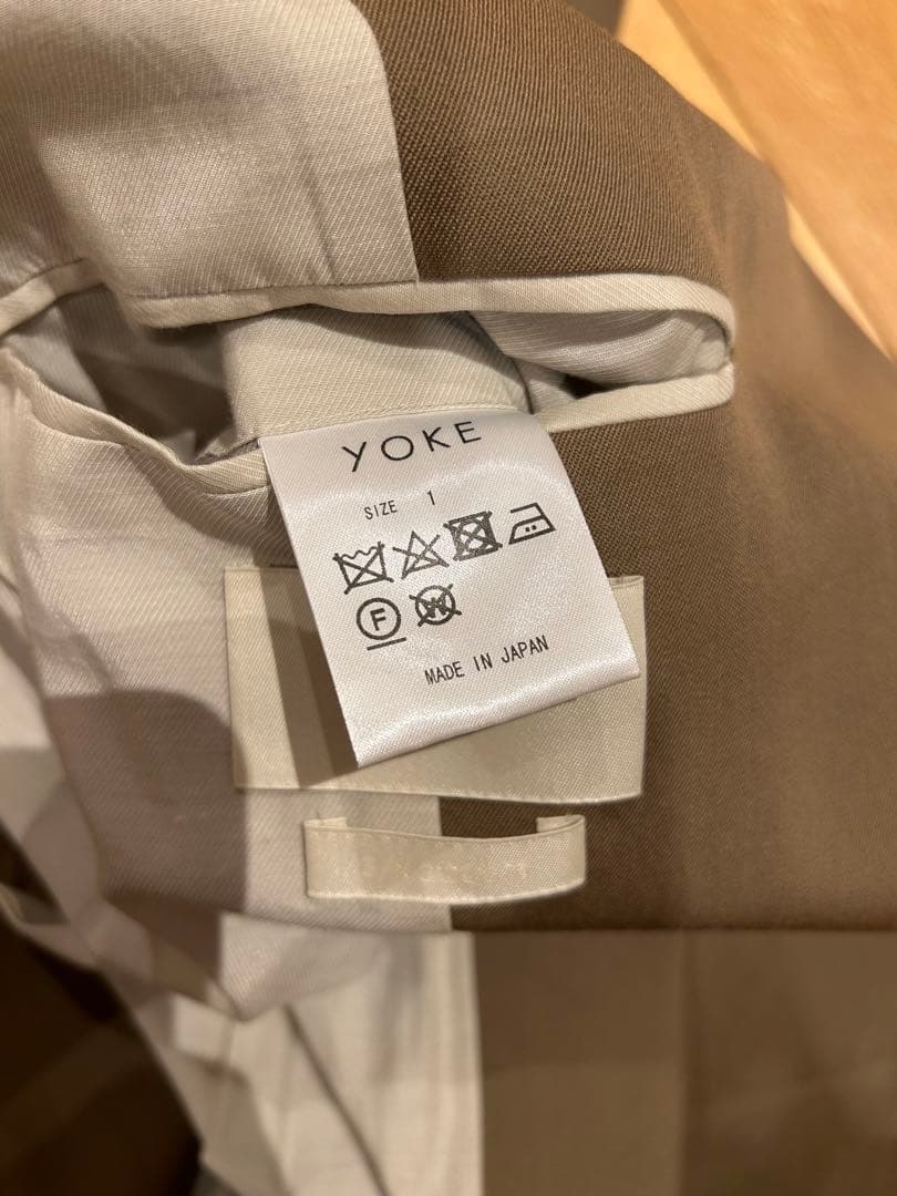 ジャケット・アウター YOKE OVERSIZED DOUBLE BREASTED COAT