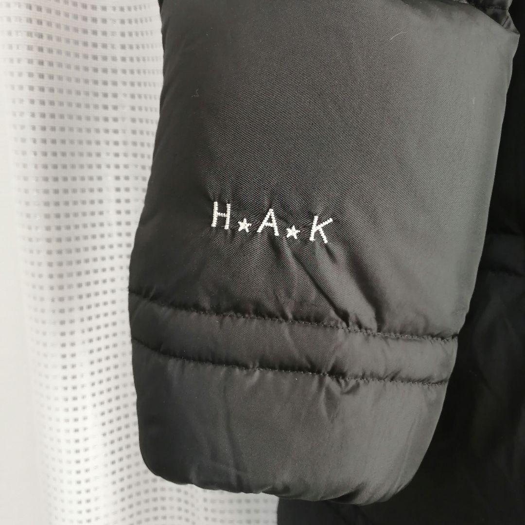 H.A.K.　 NAVY　コラボ　ダウンコート　フリル　ブラック