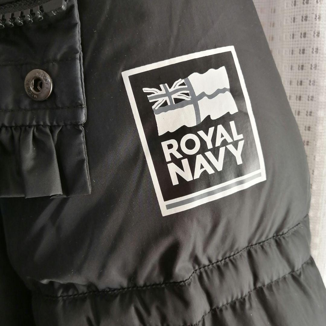 H.A.K.　 NAVY　コラボ　ダウンコート　フリル　ブラック