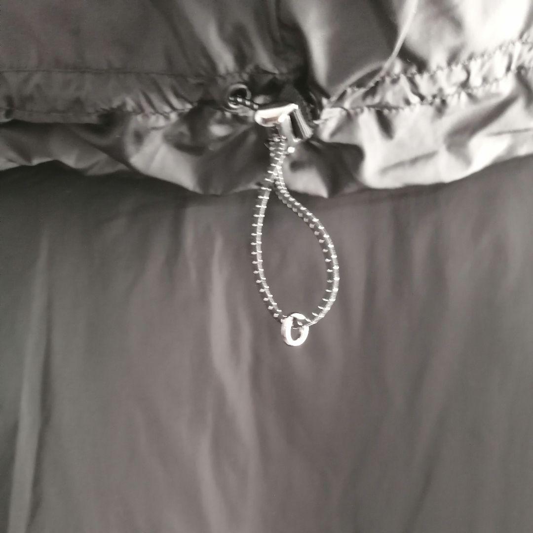 H.A.K.　 NAVY　コラボ　ダウンコート　フリル　ブラック