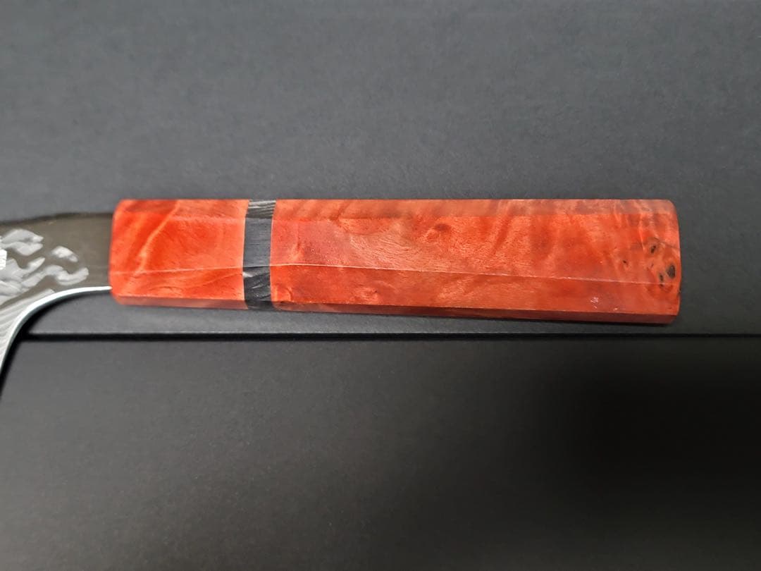 龍泉刃物　紅蓮緋龍 SPG Strix 牛刀　210