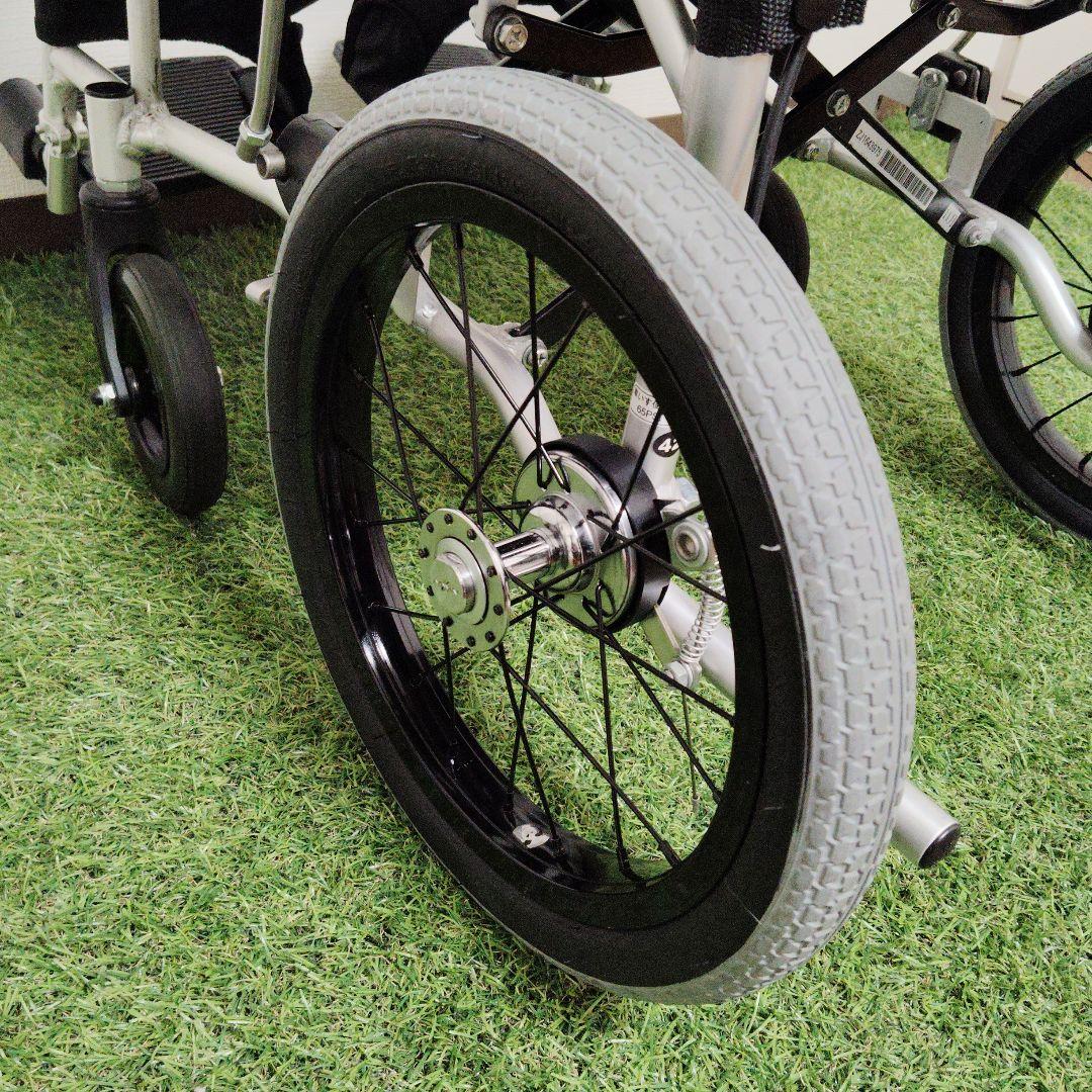 車椅子 日進医療器 ノーパンクタイヤ 介助型 NAH-U1