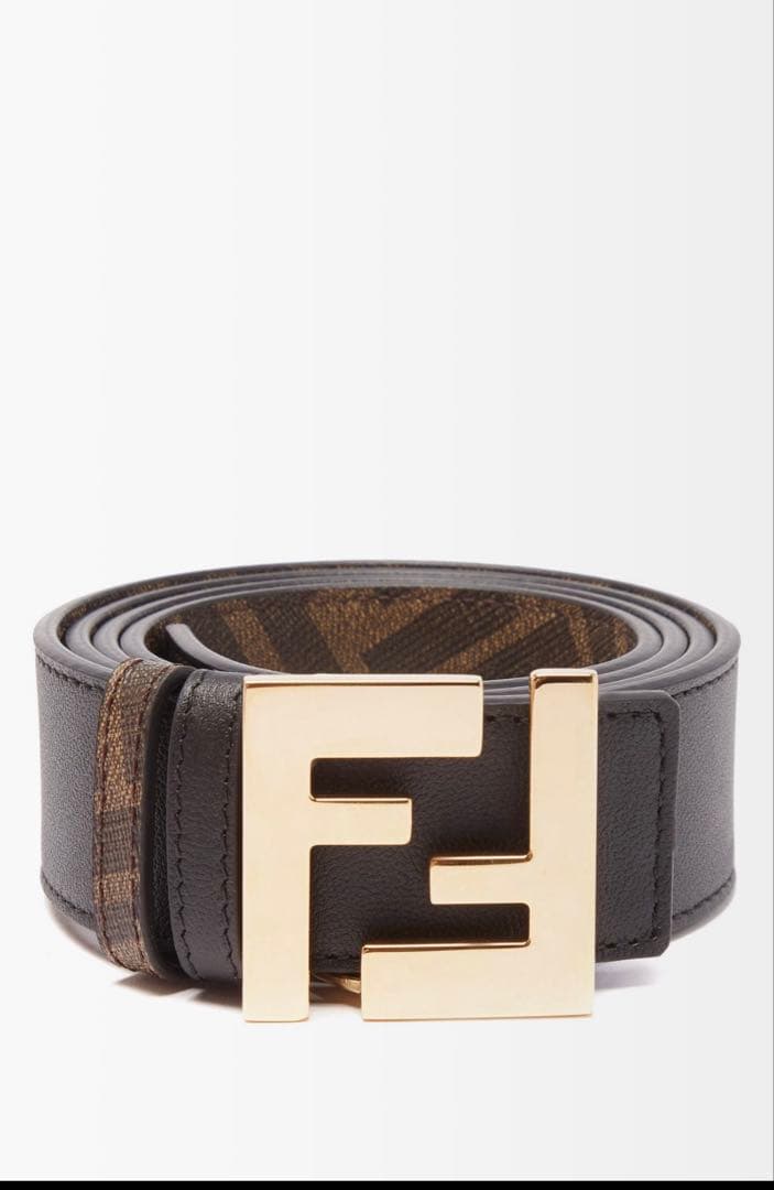 22ss「FENDI」FF Monogram✖Black Reversible