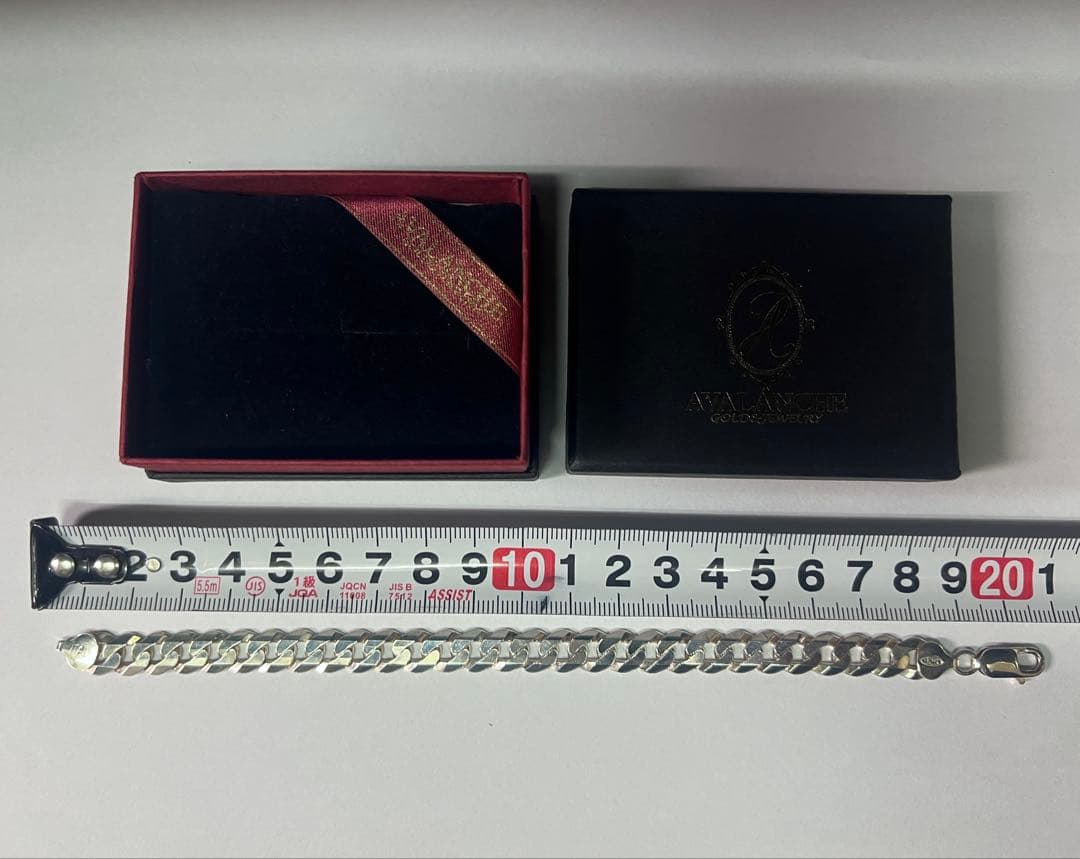 シルバー925 チェーンブレスレット 超美品 約20cm AVALANCHE