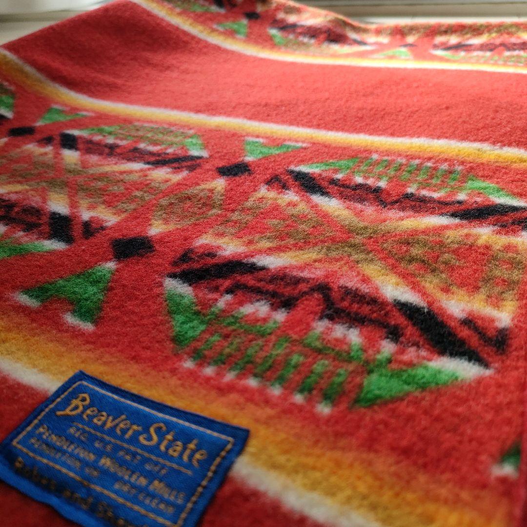 ペンドルトンBeaver State ブランケット USA製約80×110㌢