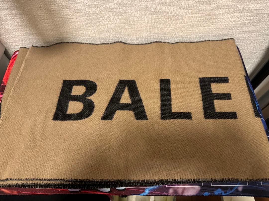 BALENCIAGA ユニセックス　マフラー　ブラック/ブラウン