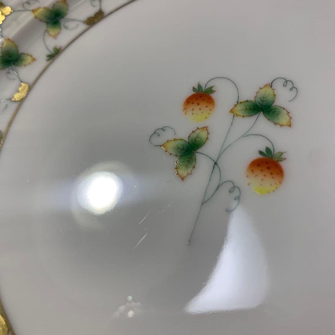 ヘレンドマスターペインターサイン入り①ストロベリーコンポジション19cmプレート