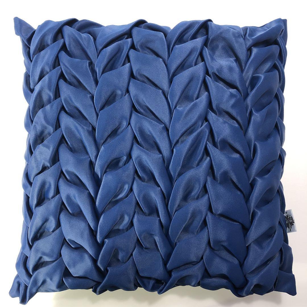 クッションカバー　【ブルー】